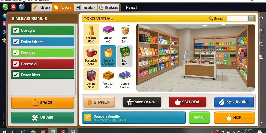 Tampilan karakter yang detail dan unik.