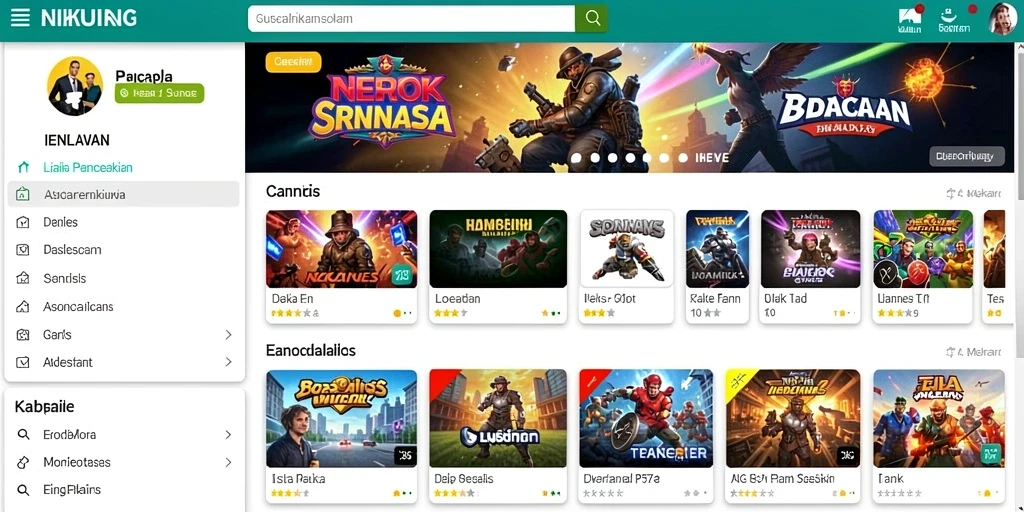 Tampilan homepage GADAITOTO yang menarik perhatian.