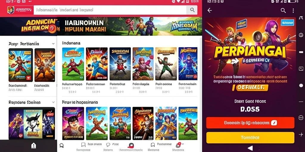Tampilan antarmuka yang menarik dan user-friendly.