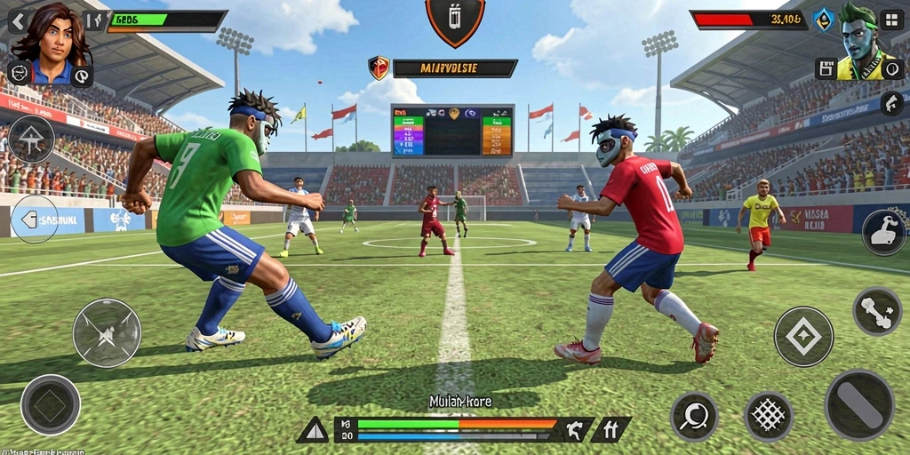 Screenshot menunjukkan tampilan antarmuka yang menarik.