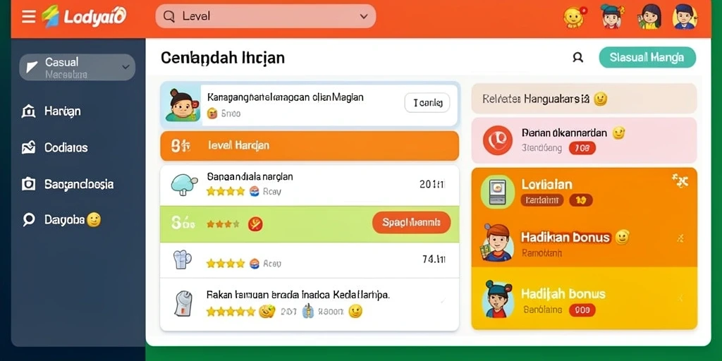 Tampilan antarmuka yang menarik dan mudah dinavigasi.