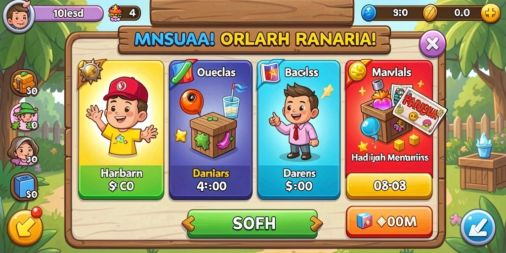 Screenshot menampilkan karakter utama dalam aksi.