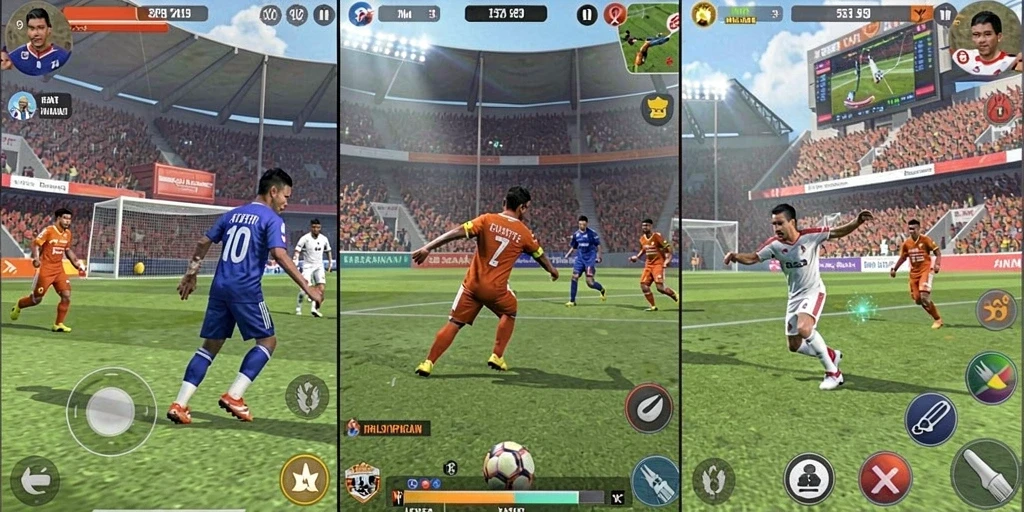 Tampilan menarik pada layar utama permainan.