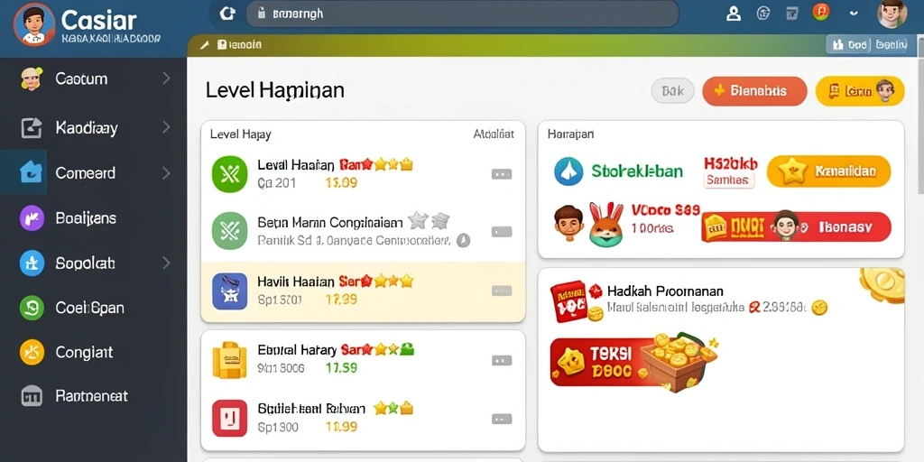 Tampilan antarmuka yang menarik dan mudah digunakan.