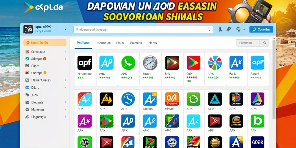Tampilan menu utama yang menarik dan user-friendly.