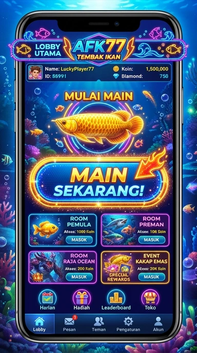 Galeri pratinjau visual afk77 build APK resmi terbaru